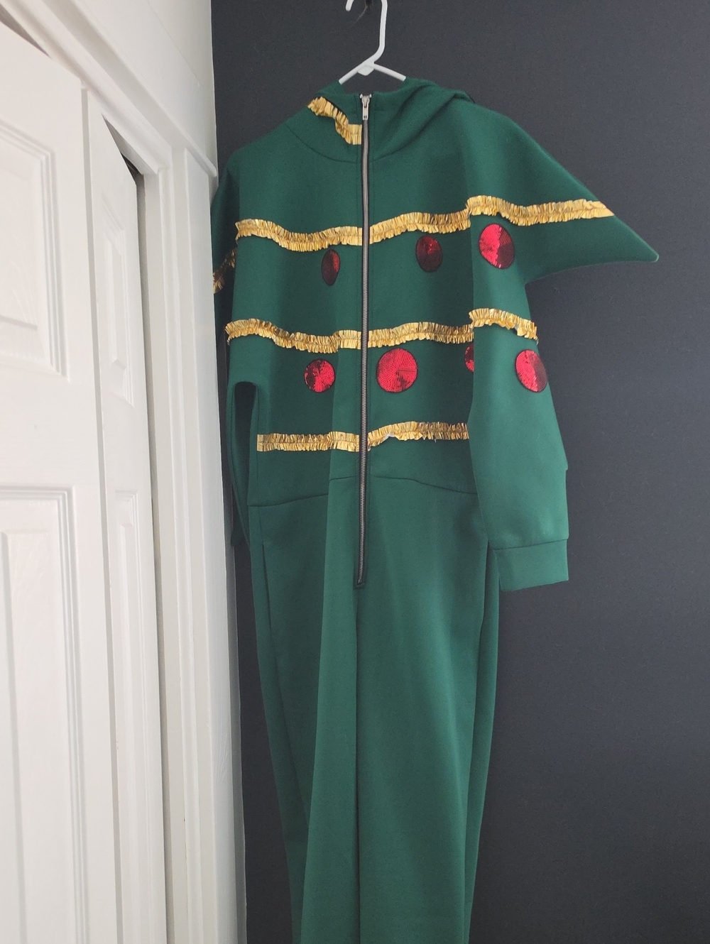Forever 21 Emerald Green Zippered Hoodie Top
